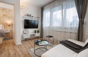 Телевизор и/или развлекательный центр в L&L Leisure Apartments Plitvice