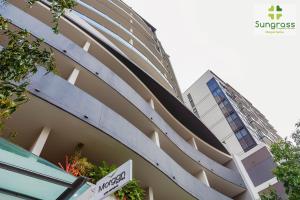 Budova, kde se aparthotel nachází