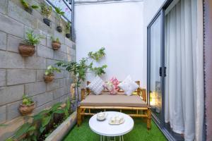 Zahrada ubytování Le Printemps d' An Bang