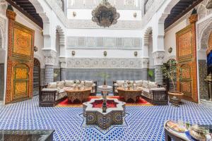 Posezení v ubytování Riad Ghita Palace