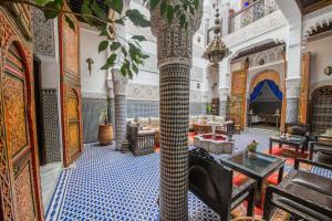 Posezení v ubytování Riad Ghita Palace