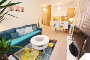 Część wypoczynkowa w obiekcie Apartamenty Bałtycka6