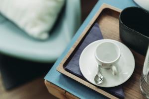 Set per la preparazione di tè e caffè presso Mooser Hotel