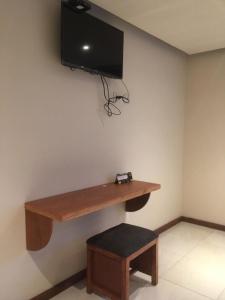 TV a/nebo společenská místnost v ubytování Hotel Posada San Antonio Coatepec