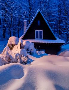 Το Chaty Pohoda na Soláni τον χειμώνα