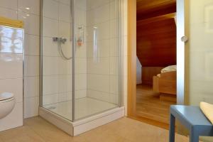 Koupelna v ubytování Hotel Bezold
