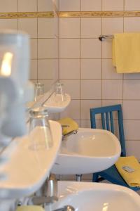 Koupelna v ubytování Hotel Bezold