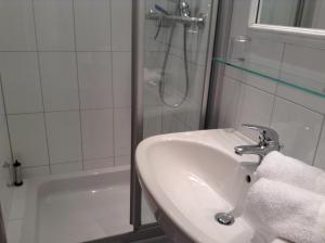 Koupelna v ubytování Appartements Basti