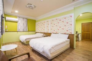 Postel nebo postele na pokoji v ubytování N. Castle Hotel