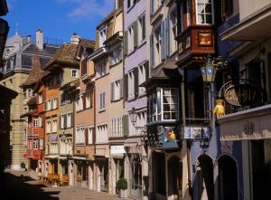 Vedere generală la Zürich sau o vedere a orașului de la acest hotel