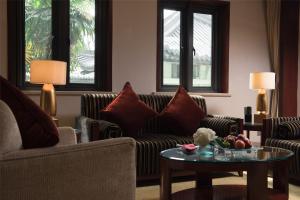 Posezení v ubytování Zhejiang Xizi Hotel