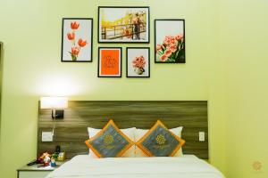 Voodi või voodid majutusasutuse VF Hotel Dalat toas