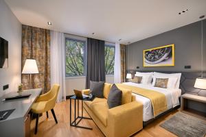 Posteľ alebo postele v izbe v ubytovaní Sia Split Hotel + 33 fotografií