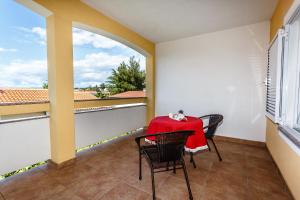 Balkón nebo terasa v ubytování Sara Apartments Malinska
