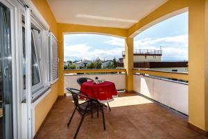 Balkón nebo terasa v ubytování Sara Apartments Malinska