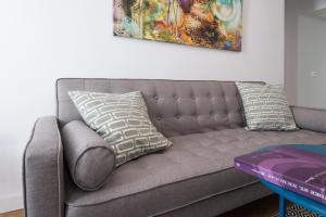 Posezení v ubytování Centrico apartamento 2 dorm