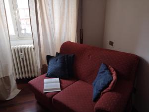 A seating area at Checchi House