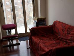 A seating area at Checchi House
