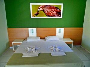 Postel nebo postele na pokoji v ubytování Pousada Rio Claro