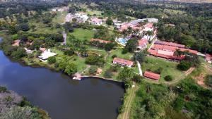 Pohľad z vtáčej perspektívy na ubytovanie Village Resort