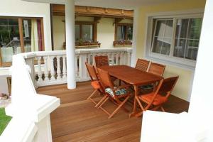 Svalir eða verönd á Appartements Zillertal Noten