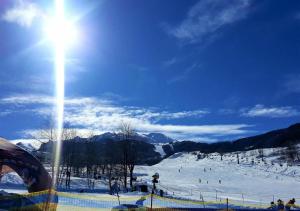 Appartamento Limone con vista v zimě