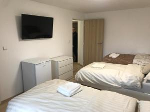 Postel nebo postele na pokoji v ubytování Apartment Tereza