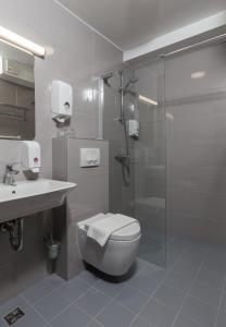 Koupelna v ubytování Hotel Vimbula - Komolac