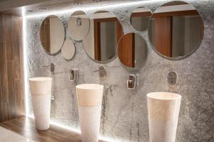Koupelna v ubytování Hotel Club Cala Romani