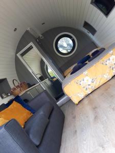 Posezení v ubytování Seren Garden Pod