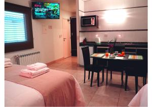 Cama ou camas em um quarto em Umbral del Aconcagua