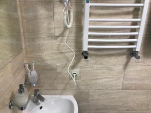 Koupelna v ubytování Dudman Hotel