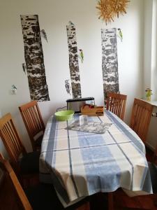 Posezení v ubytování Ferienwohnung"Zur Birke"