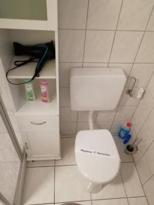 Koupelna v ubytování Ferienwohnung"Zur Birke"