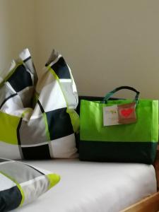 Postel nebo postele na pokoji v ubytování Ferienwohnung"Zur Birke"