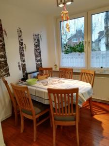 Posezení v ubytování Ferienwohnung"Zur Birke"