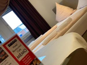 Postel nebo postele na pokoji v ubytování Hotel Restaurant Memo