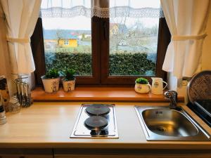 Küche/Küchenzeile in der Unterkunft Ferienwohnungen SENA, Burgebrach