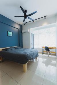 En eller flere senge i et værelse på Shawn Gallery (肖恩客栈) Free WiFi @ Midori Green Mount Austin + 31 billeder