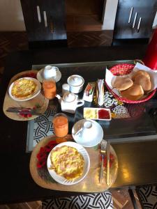 Opsi sarapan yang tersedia untuk tamu di Casa Salkantay Cusco