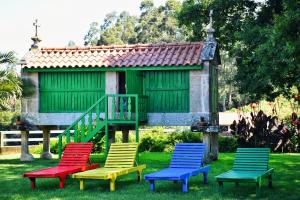 Jardín al aire libre en Quinta de San Amaro Rias Baixas