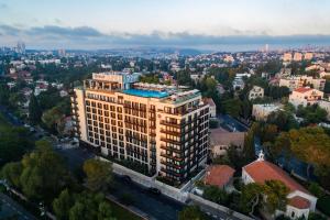 Nespecifikovaný výhled na destinaci Jeruzalém nebo výhled na město při pohledu z hotelu