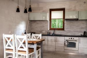 Kuchyňa alebo kuchynka v ubytovaní Apartament Pod Modrzewiami