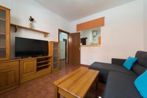 TV a/nebo společenská místnost v ubytování Private Solarium - 2BR House Near the Airport