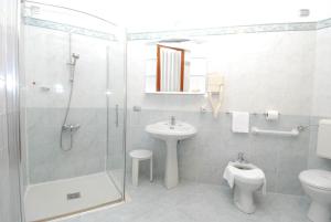 Koupelna v ubytování Hotel Il Burchiello
