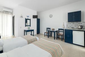 Kuchyň nebo kuchyňský kout v ubytování Kozas Superior Apartments