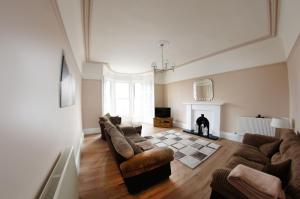 Χώρος καθιστικού στο Ayr Beach View Apartment