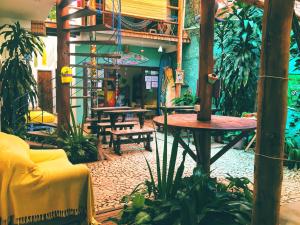 Posezení v ubytování Buddy's Hostel Itacaré