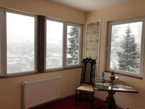 Lambach Villa v zimě