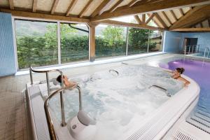 Bazén v ubytování Apartamentos Spa Villa Pasiega nebo v jeho okolí